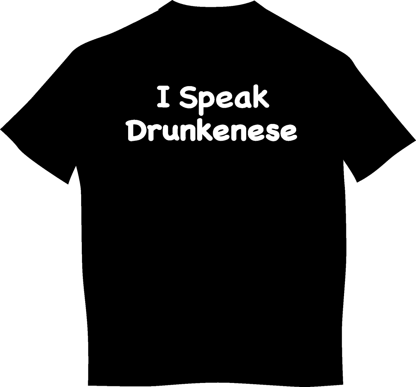 " I Speak Drunkenese" Mens Short Sleeve T-Shirt