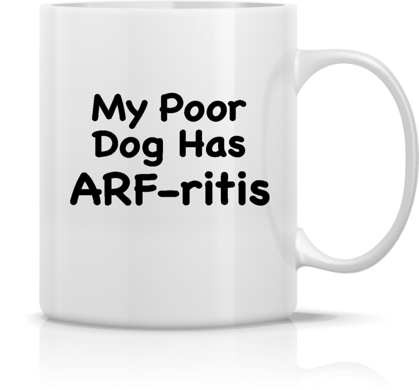 "My Poor Dog Has ARF-ritis" 15oz Ceramic Coffee Cup